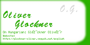 oliver glockner business card